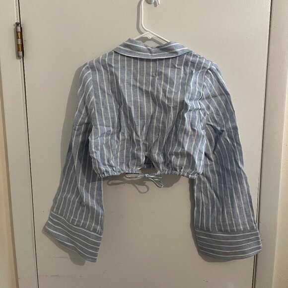 Reformation Wide Sleeved Striped Shirt - Picture 2 of 3